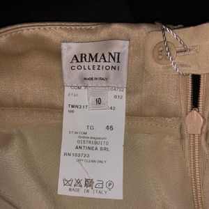 Brand New Giorgio Armani Collezioni beige suit